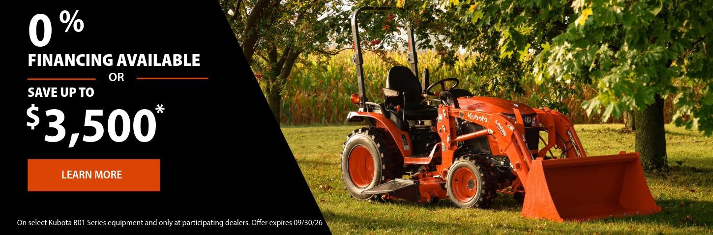 Kubota B01 Series Special